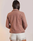 Blossom Suede Trucker Jacket San Francisco Lady