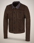 Brown Suede Trucker Jacket San Francisco Man 2.0