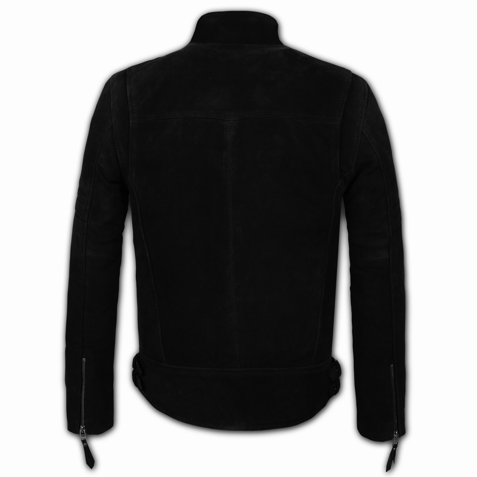 Suede Biker Jacket: Berlin Man Black