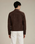 Brown Suede Trucker Jacket San Francisco Man 2.0
