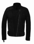 Suede Biker Jacket: Berlin Man Black