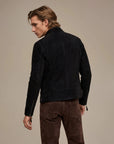 Suede Biker Jacket: Berlin Man Black