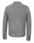 Gray Suede Trucker Jacket San Francisco Man